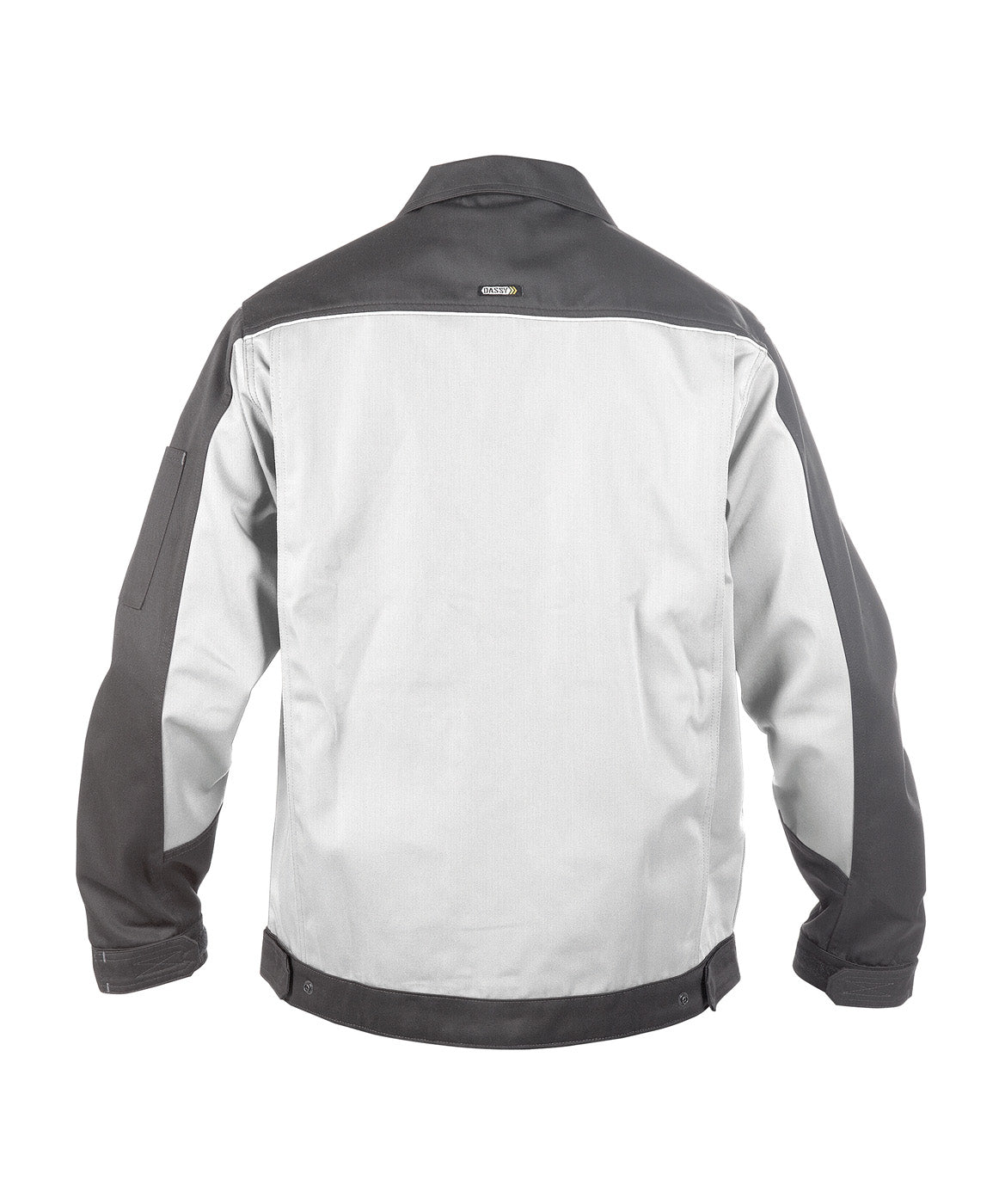 DASSY® Lugano Zweifarbige Arbeitsjacke weiß/zementgrau