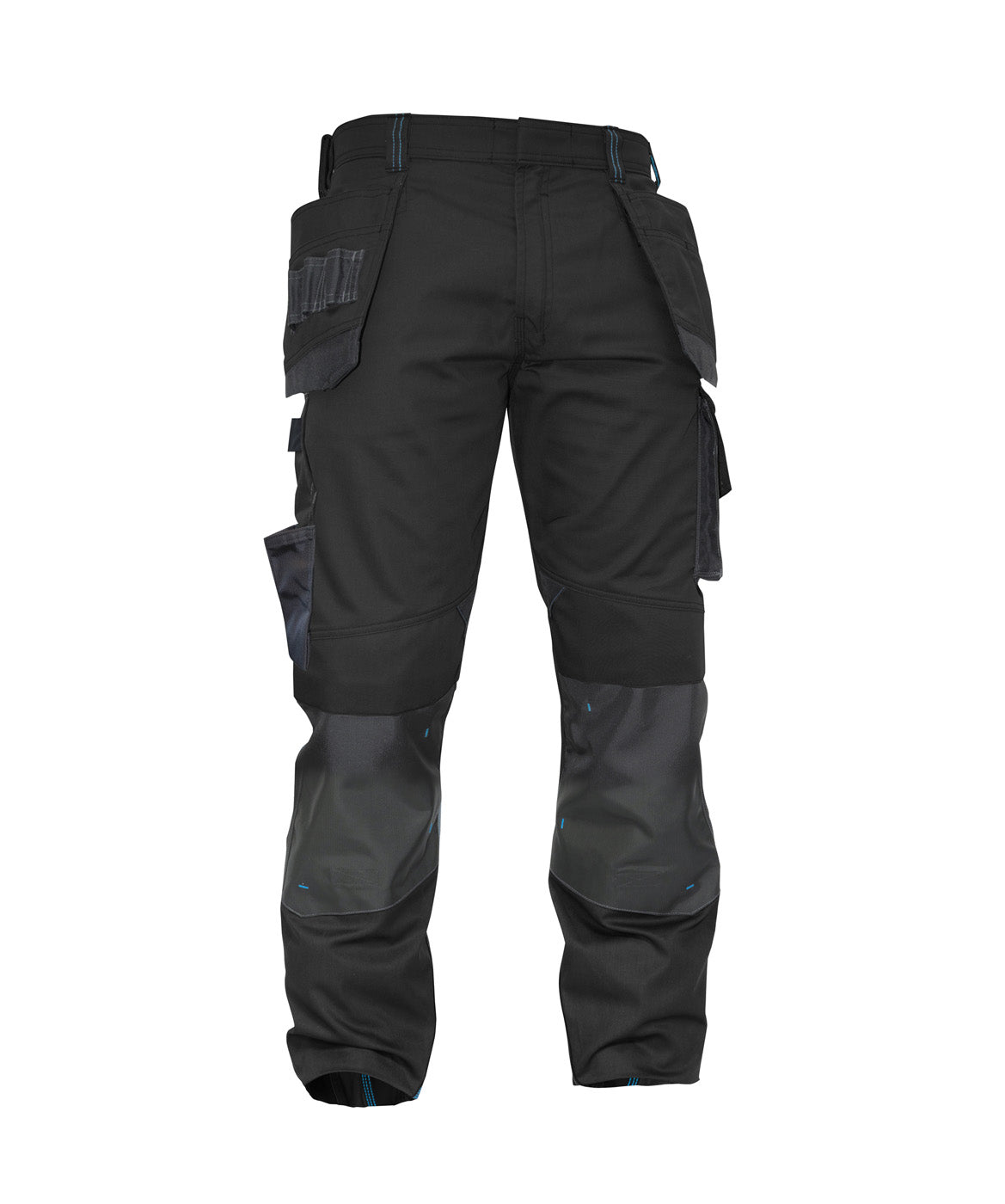 DASSY® Magnetic Multitaschen-Bundhose mit Kniepolstertaschen schwarz/anthrazitgrau
