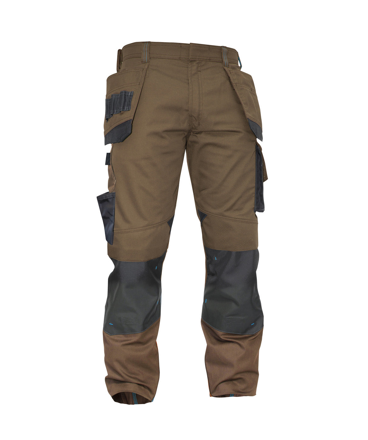DASSY® Magnetic Multitaschen-Bundhose mit Kniepolstertaschen lehmbraun/anthrazitgrau