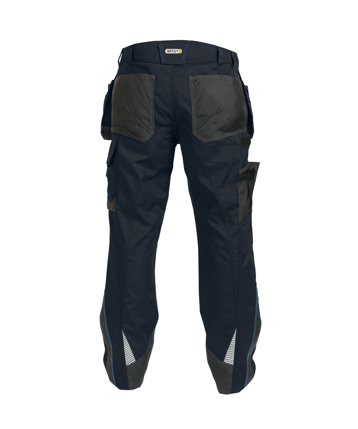 DASSY® Magnetic Multitaschen-Bundhose mit Kniepolstertaschen nachtblau/anthrazitgrau