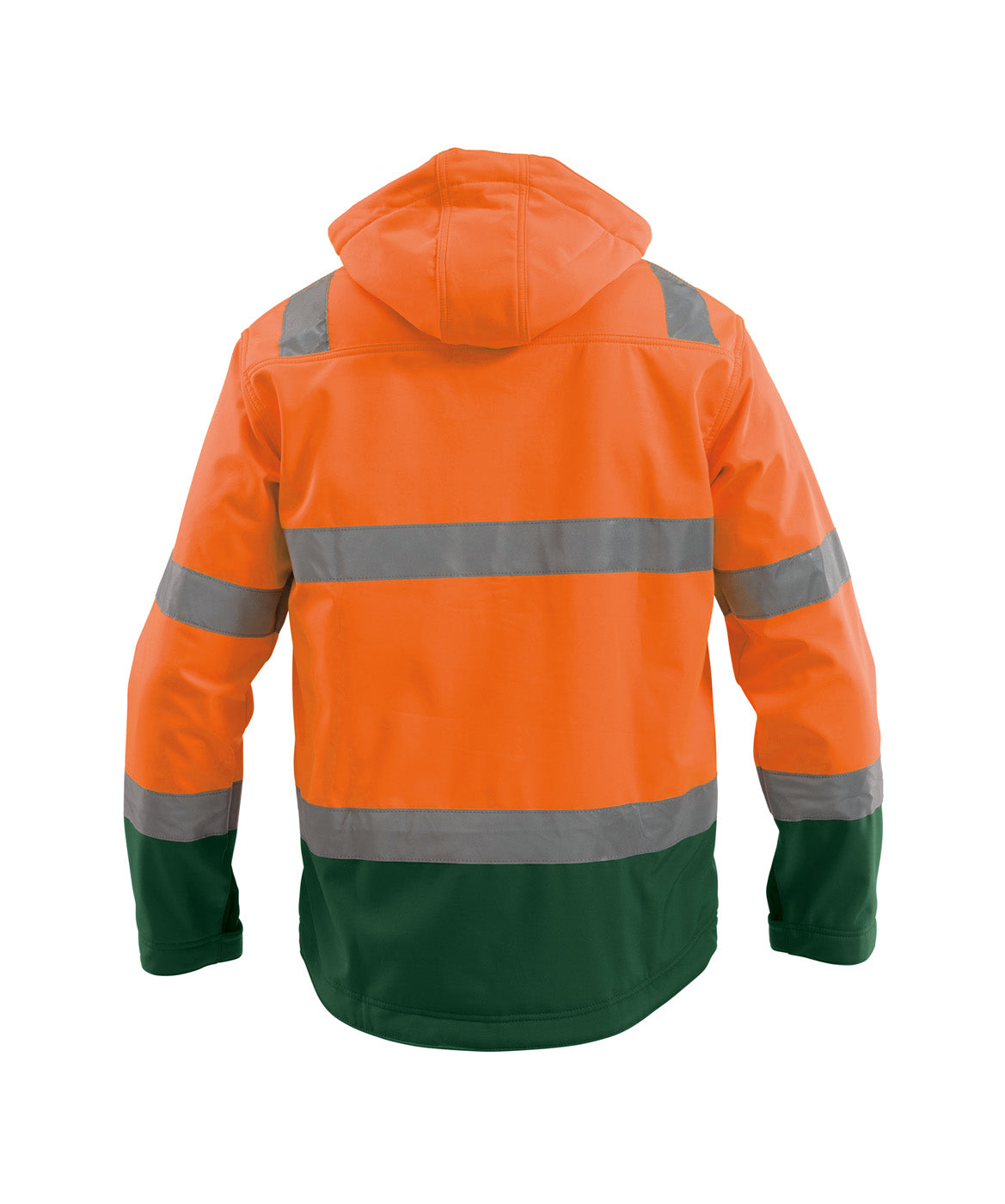 DASSY® Malaga Warnschutz softshell-Jacke neonorange/flaschengrün