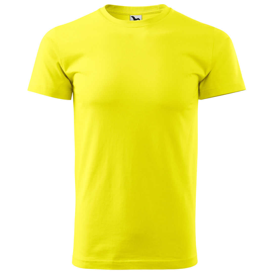 Malfini T-Shirt Basic Baumwolle zitronengelb