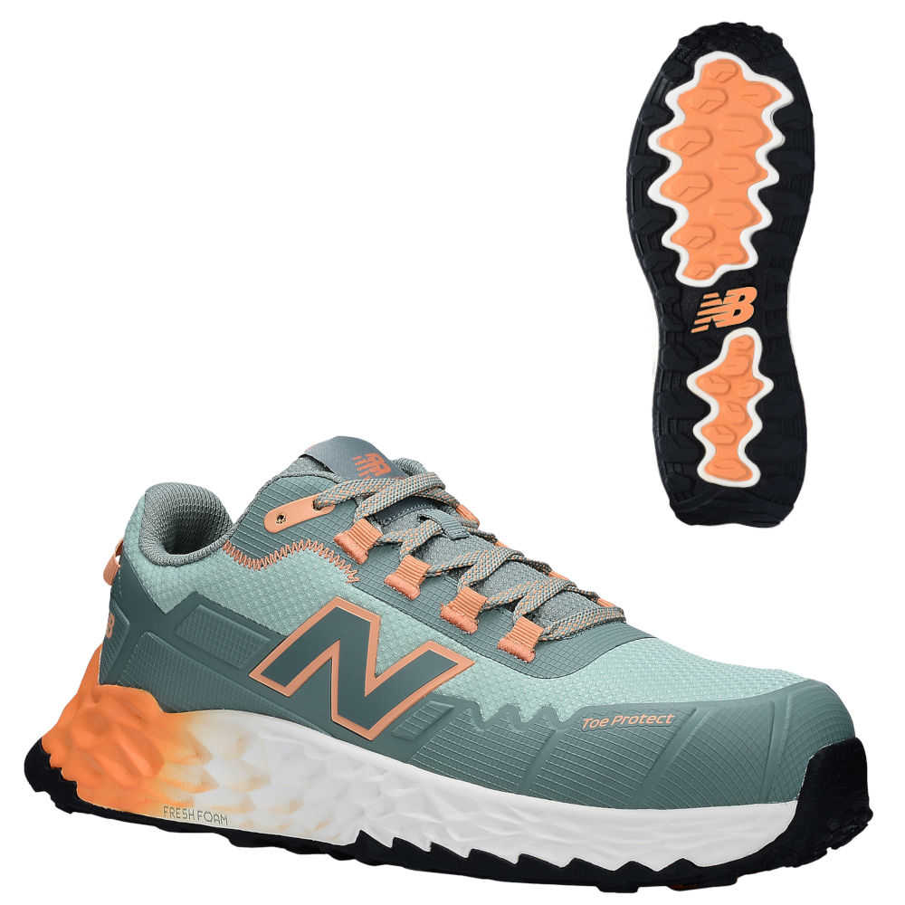 New Balance Cremorne Womens Sicherheitsschuhe S3 ESD aqua-pumpkin