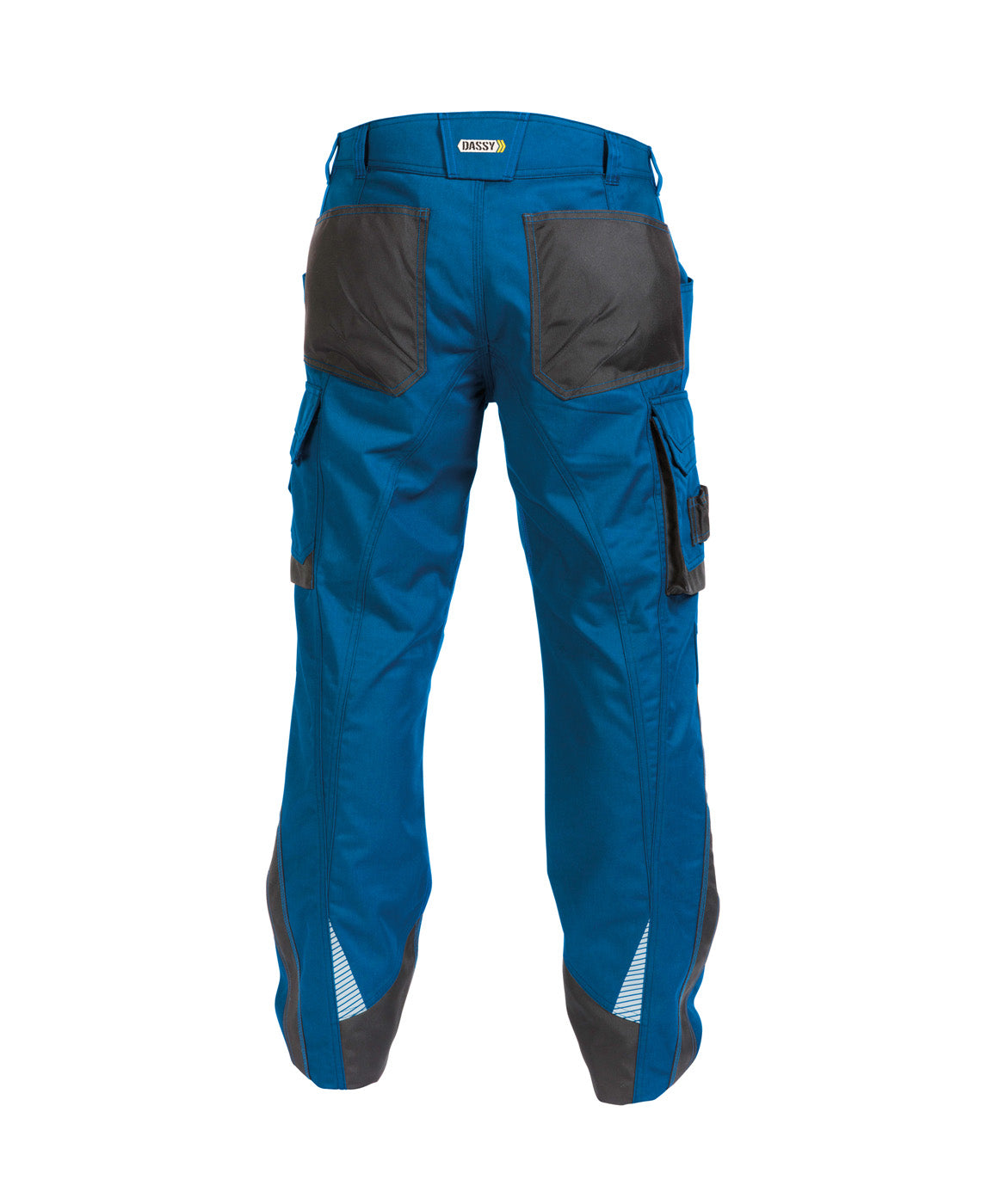 DASSY® Nova Bundhose mit Kniepolstertaschen azurblau/anthrazitgrau