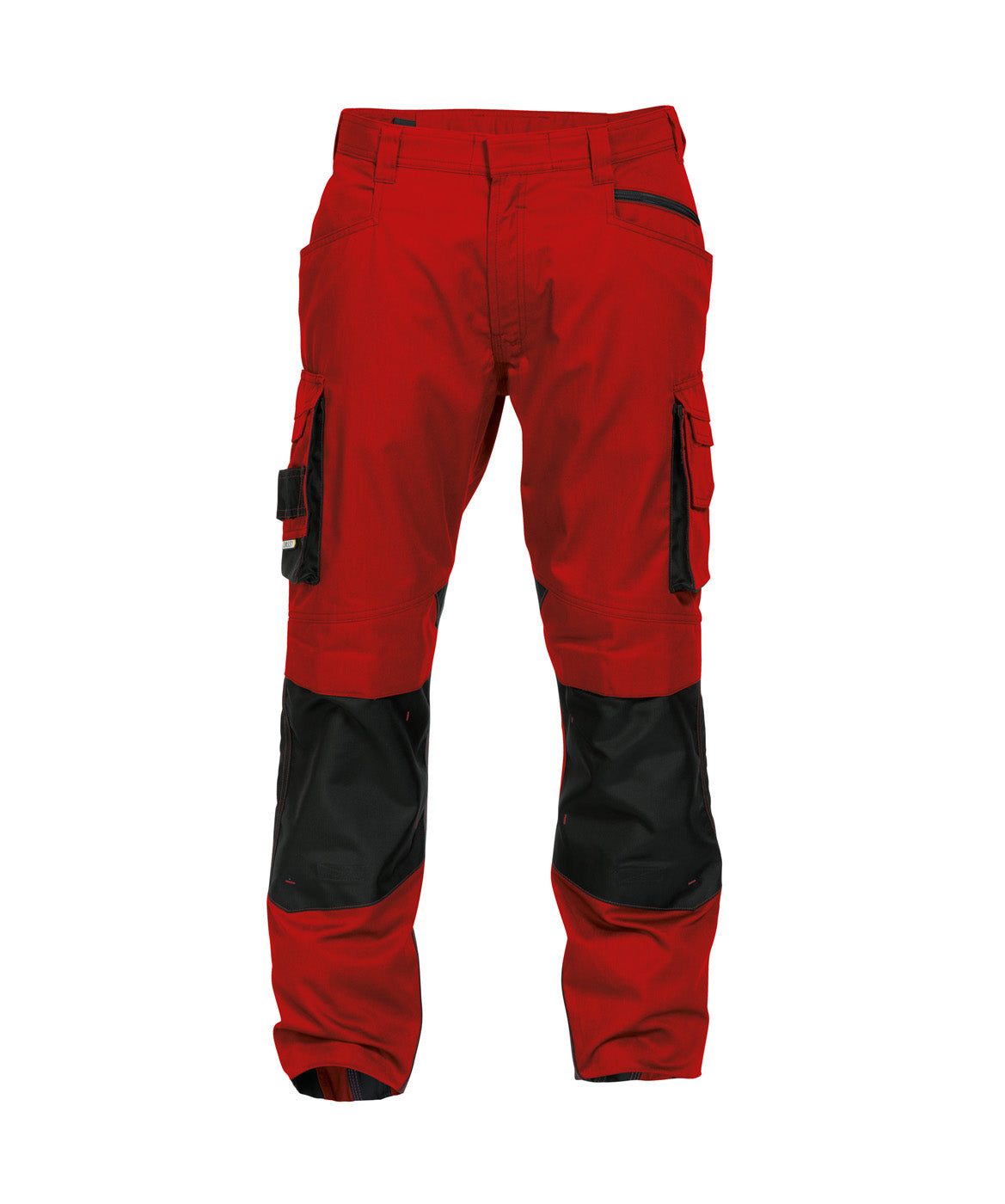 DASSY® Nova Bundhose mit Kniepolstertaschen rot/schwarz