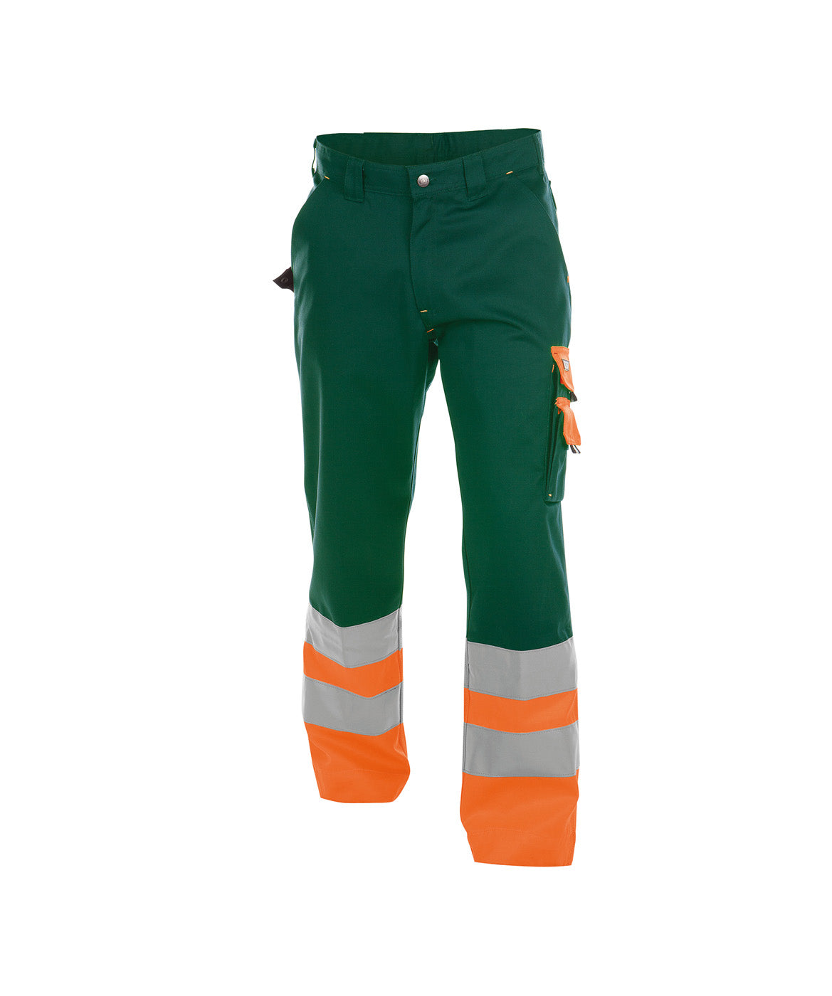 DASSY® Omaha Warnschutz Bundhose flaschengrün/neonorange