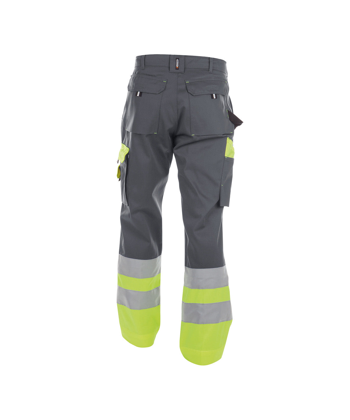 DASSY® Omaha Warnschutz Bundhose zementgrau/neongelb