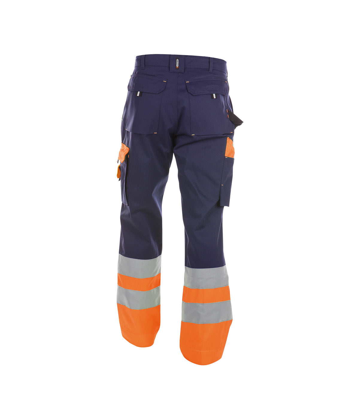 DASSY® Omaha Warnschutz Bundhose dunkelblau/neonorange