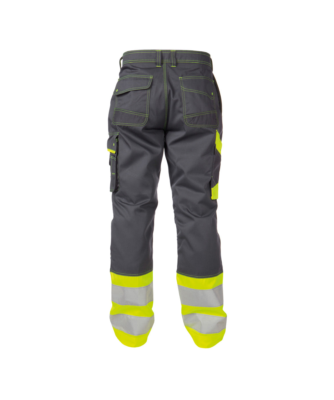 DASSY® Phoenix Warnschutz Bundhose zementgrau/neongelb