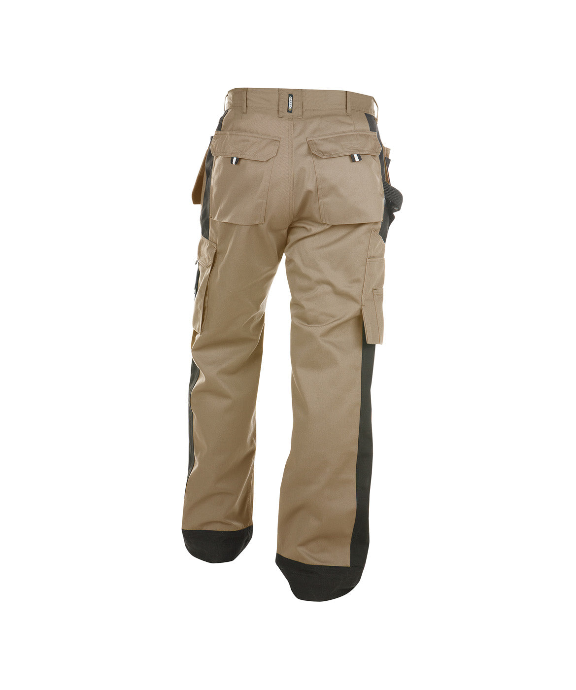 DASSY® Seattle Zweifarbige Multitaschen-Bundhose mit Kniepolstertaschen khaki/schwarz