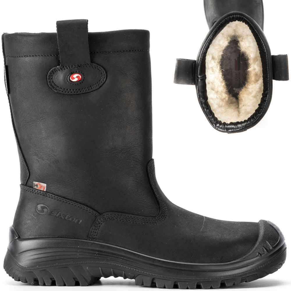 Sixton Montana Winterstiefel S3 schwarz