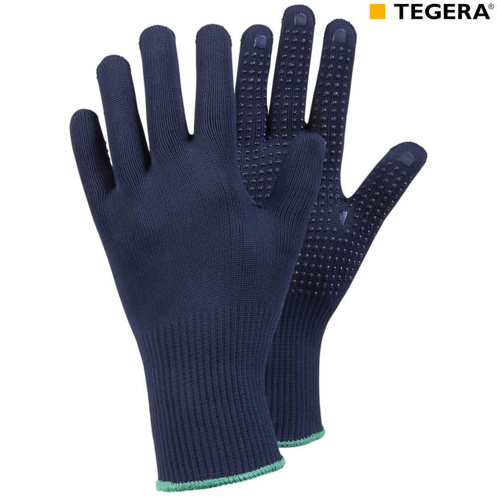 TEGERA 318 Stoffhandschuhe mit Noppen