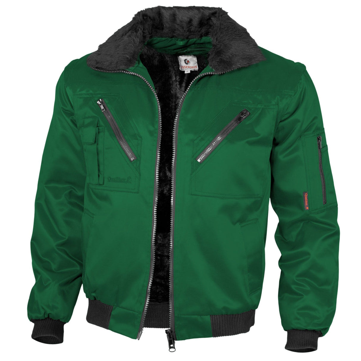 Warme Arbeitsjacke grün