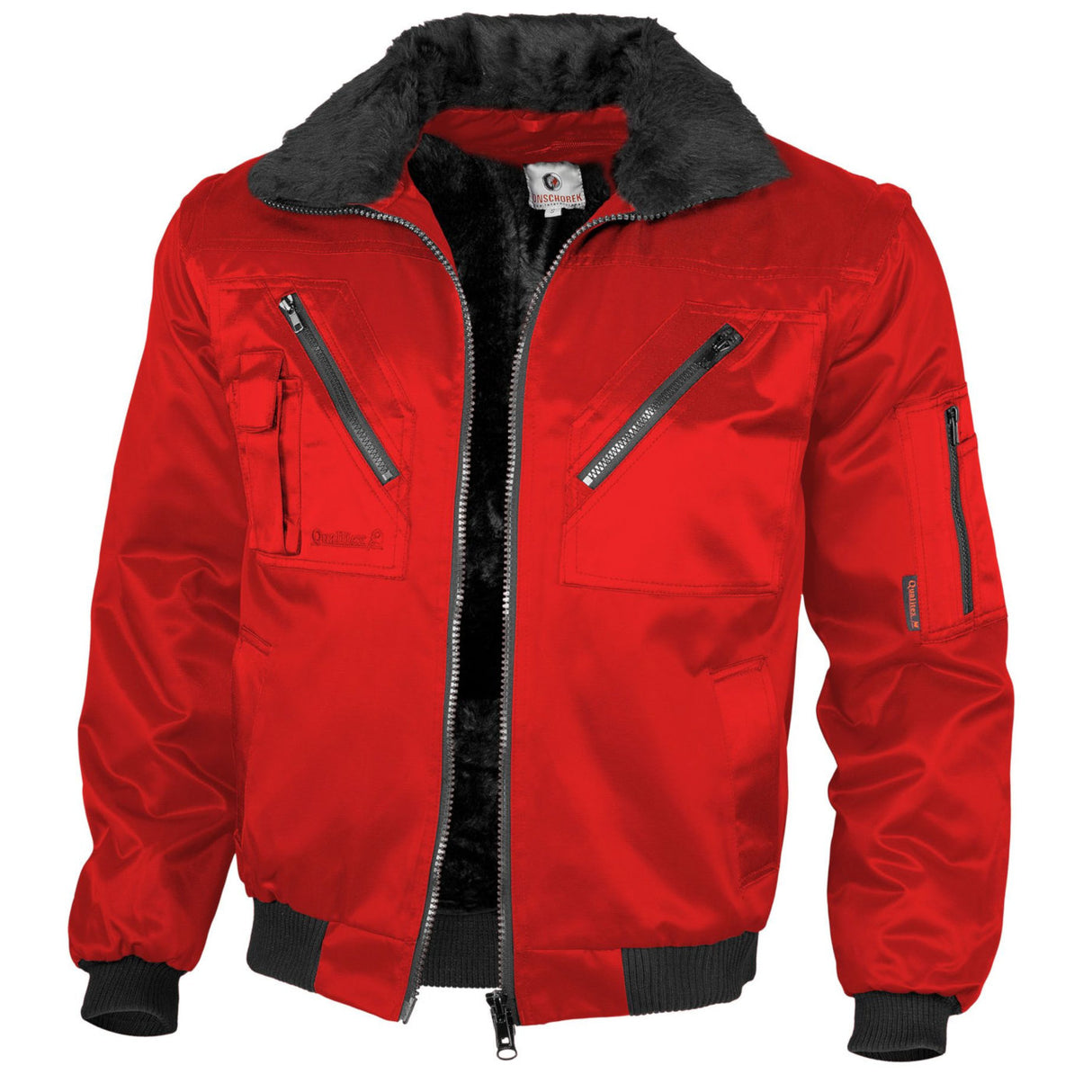 Warme Arbeitsjacke rot
