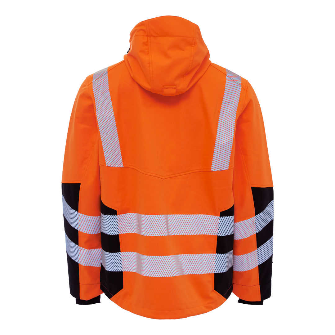 Elka Warnschutz Softshelljacke Visible Xtreme Recycelt orange