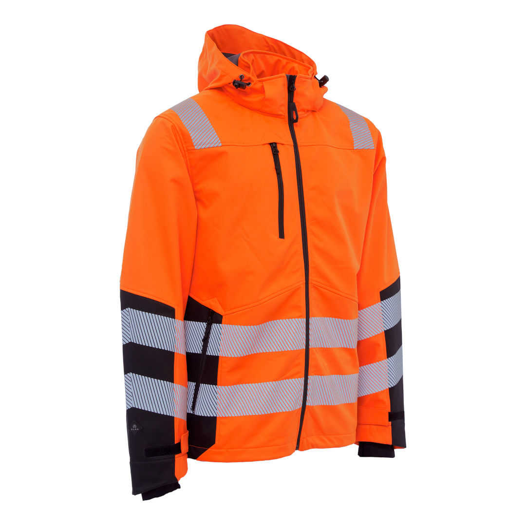 Elka Warnschutz Softshelljacke Visible Xtreme Recycelt orange