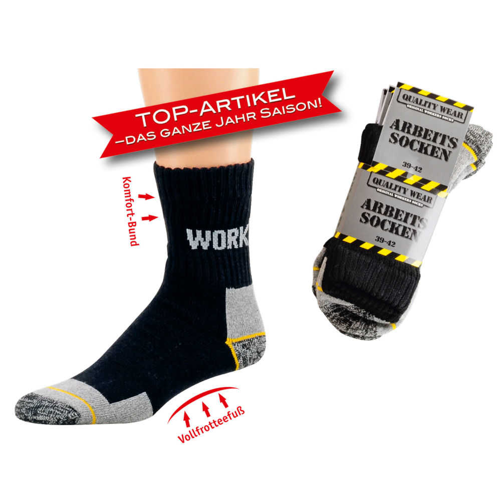 Arbeitssocken Work 3er Pack