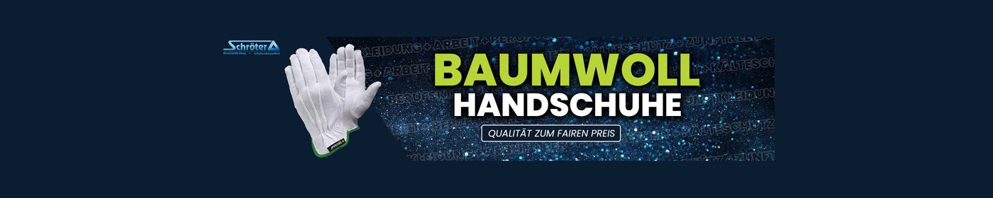Baumwollhandschuhe weiss