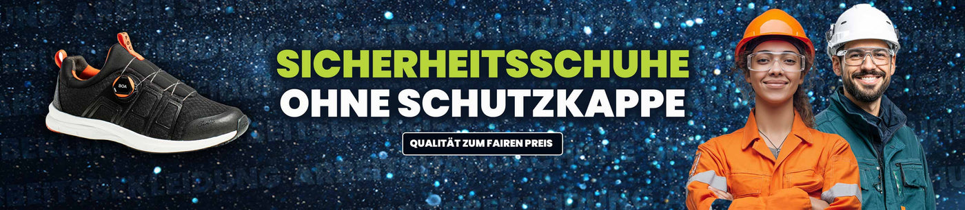 Sicherheitsschuhe ohne Schutzkappe