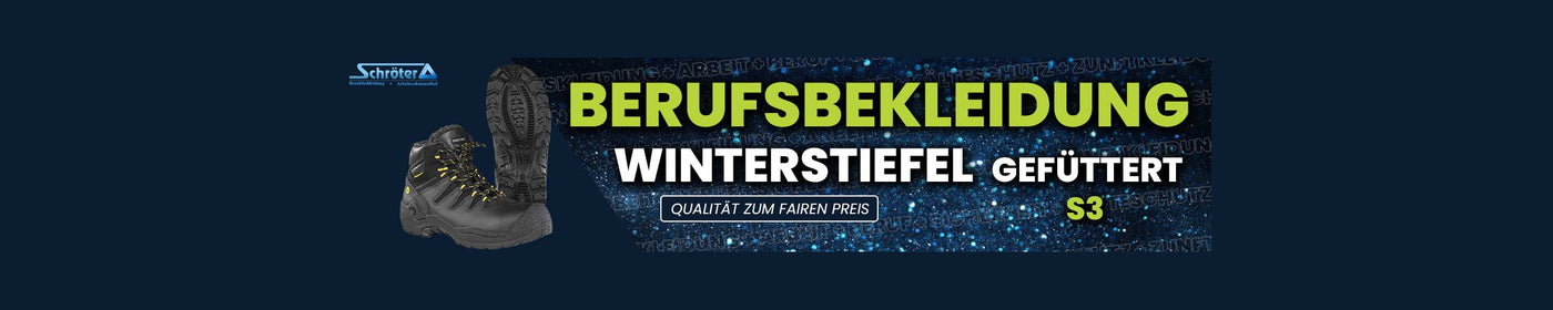 Winter Arbeitsschuhe Winterstiefel gefüttert s3