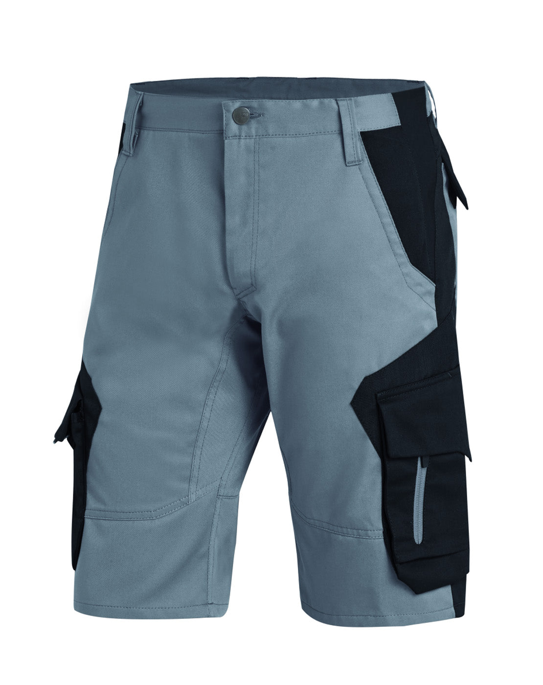 FHB WULF Bermuda  grau/schwarz