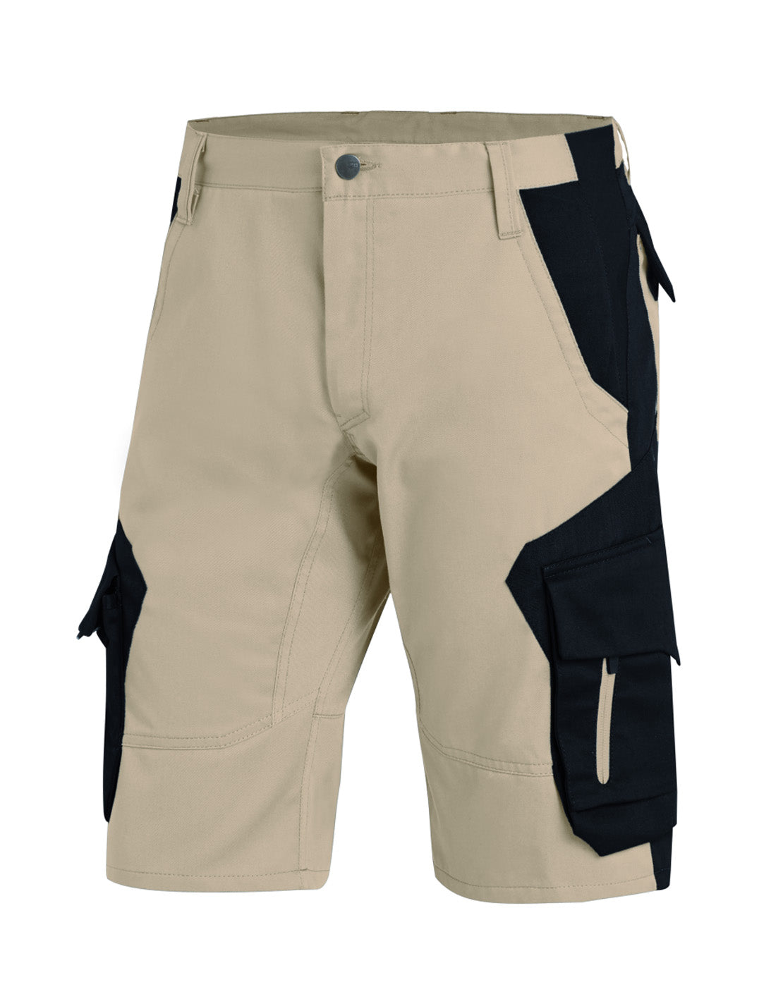 FHB WULF Bermuda  beige/schwarz