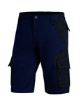 FHB WULF Bermuda  marine/schwarz