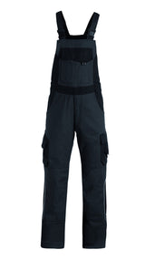 FHB ECKHARD Latzhose anthrazit/schwarz