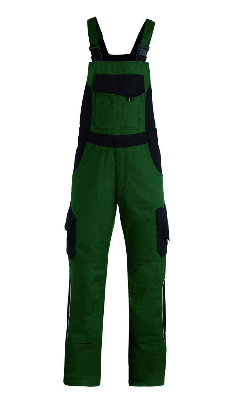 FHB ECKHARD Latzhose grün/schwarz