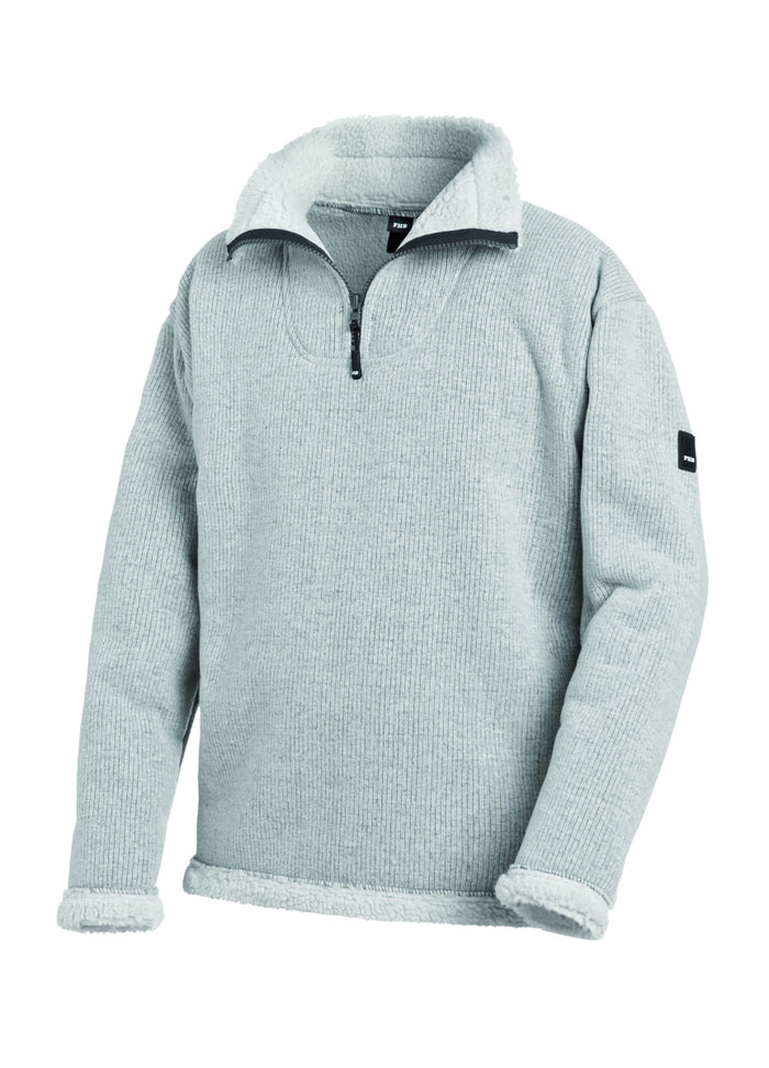 FHB ROBERT Webpelz-Troyer grau