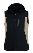 FHB JUSTUS Softshellweste beige/schwarz
