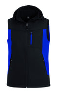 FHB JUSTUS Softshellweste royalblau/schwarz