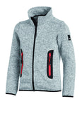 FHB MATS Strick-Fleece-Jacke Kinder  grau
