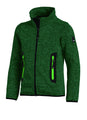 FHB MATS Strick-Fleece-Jacke Kinder  grün
