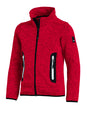 FHB MATS Strick-Fleece-Jacke Kinder  rot