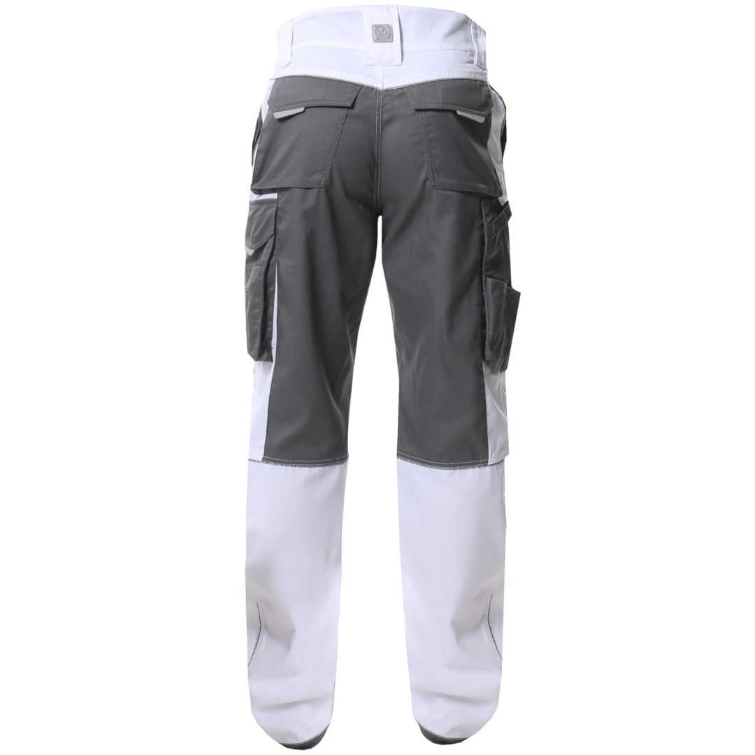 Malerhose weiß-grau Herren