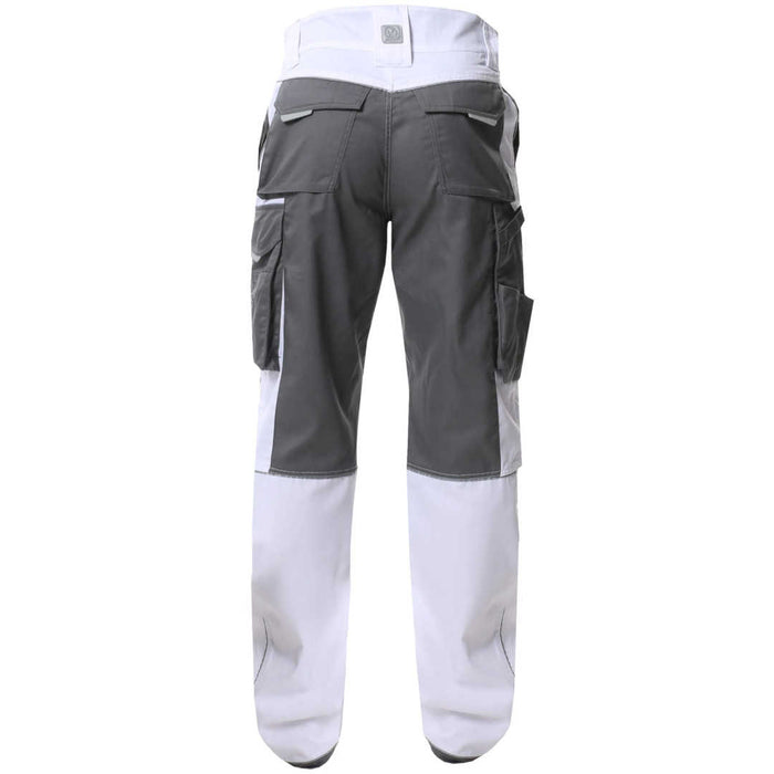 Malerhose weiß-grau Herren