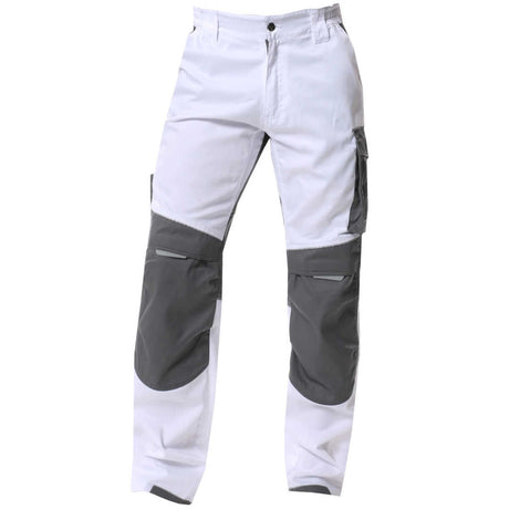 Malerhose weiß-grau Herren