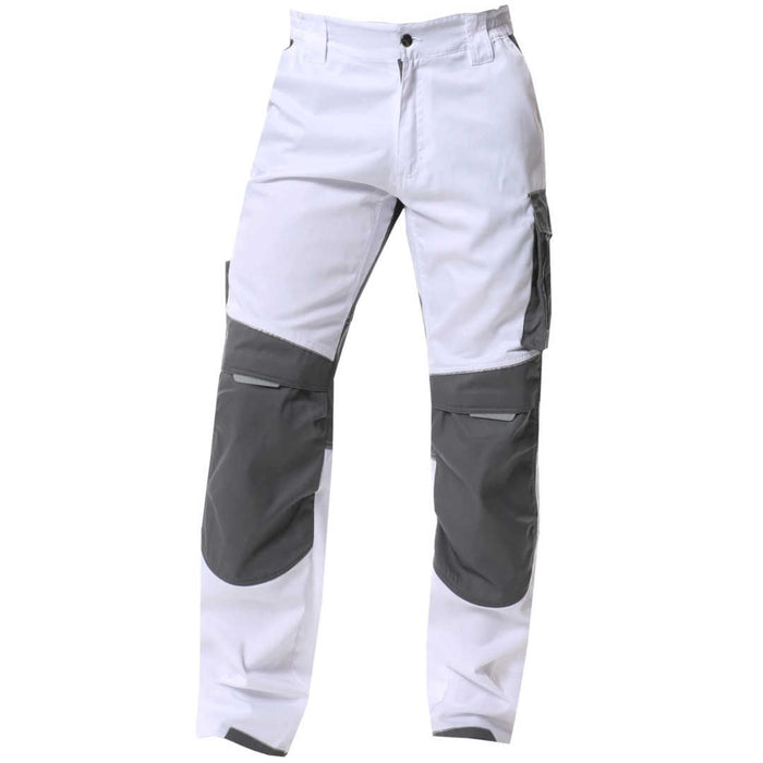 Malerhose weiß-grau Herren
