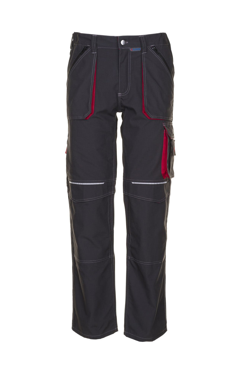 Planam Bundhose Basalt anthrazit/rot
