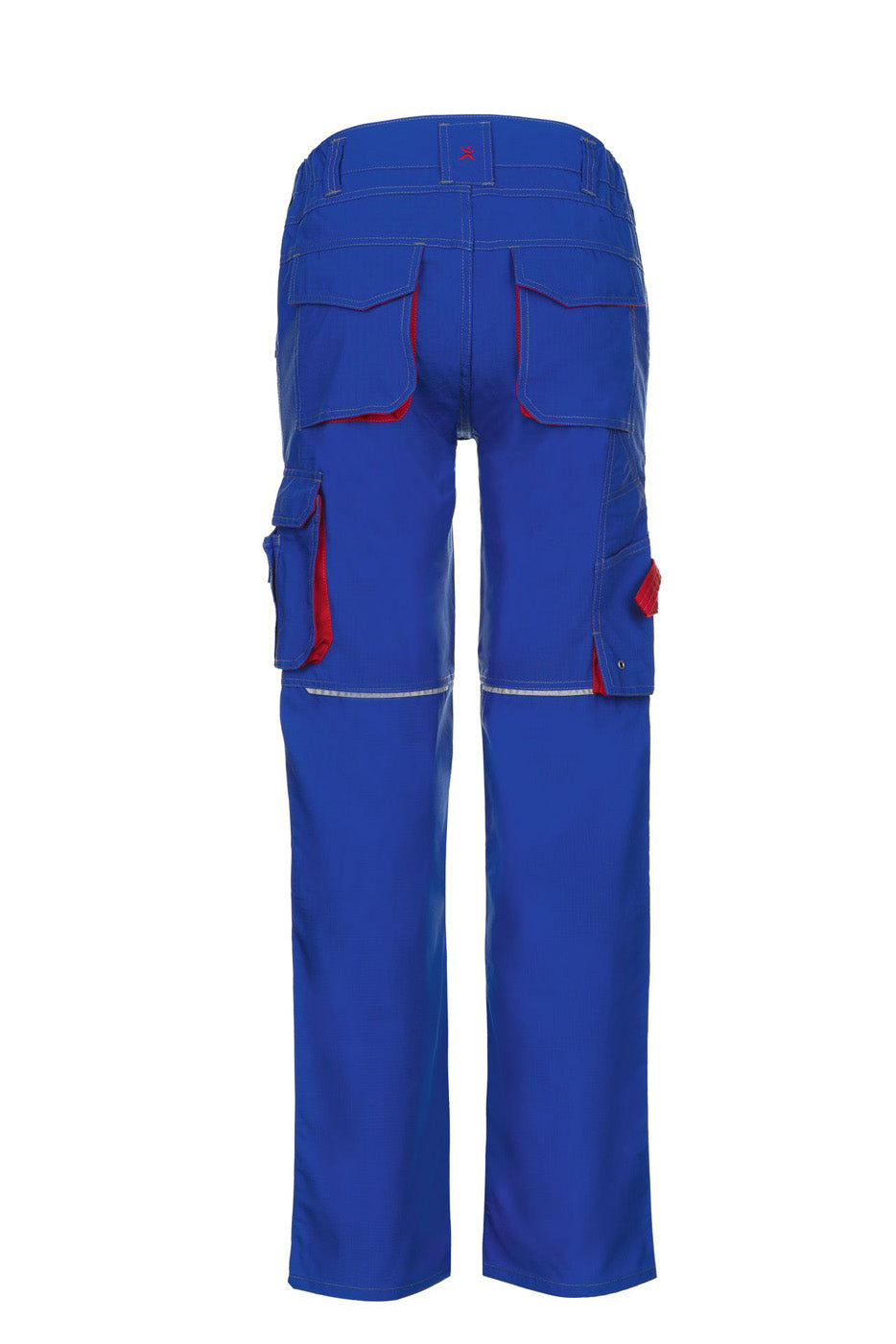 Planam Bundhose Basalt kornblau/rot