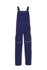 Planam Latzhose Basalt marine/rot