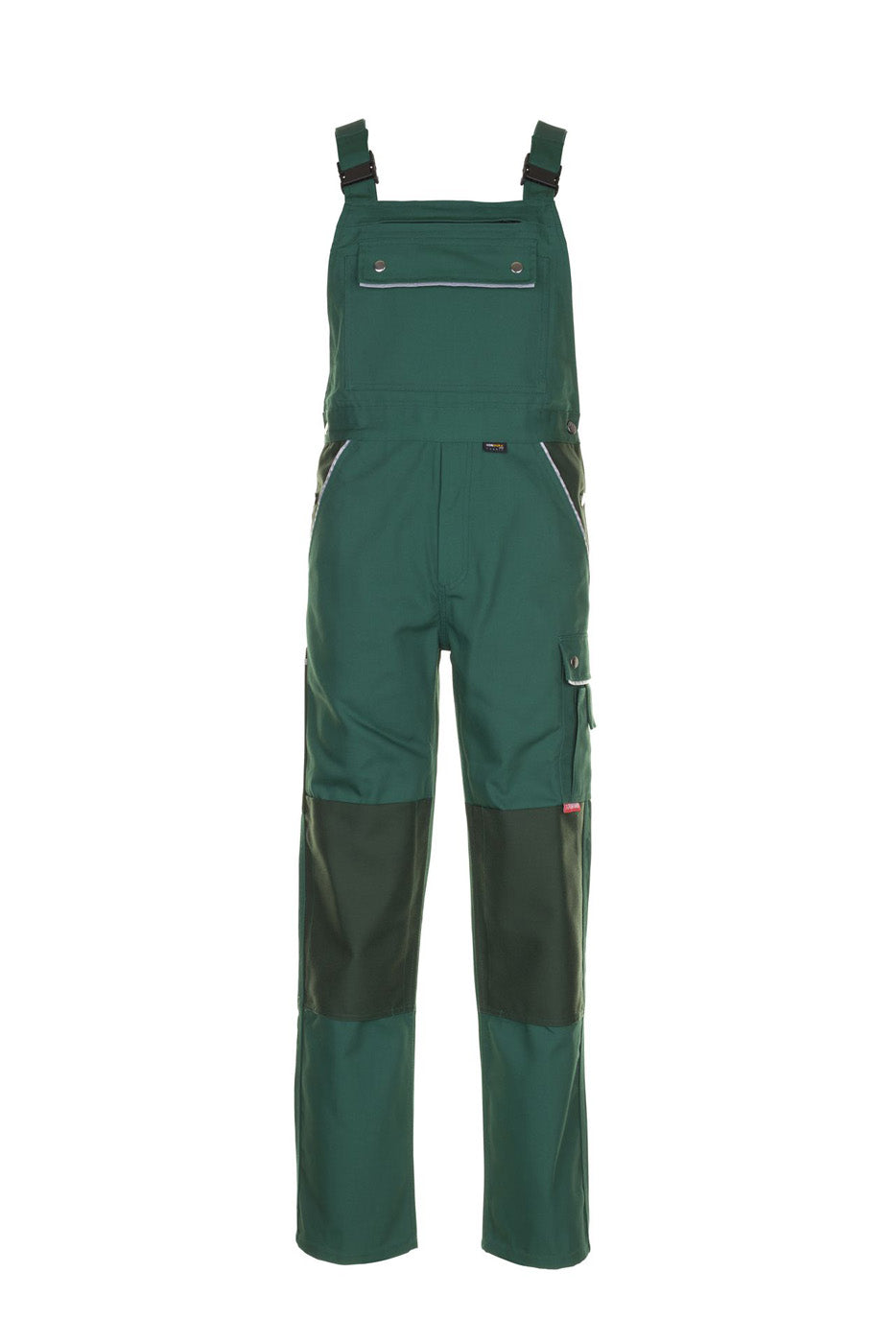 Planam Latzhose Canvas 320 grün/grün
