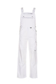 Planam Latzhose Canvas 320 reinweiß/reinweiß