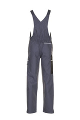 Planam Latzhose Canvas 320 grau/schwarz