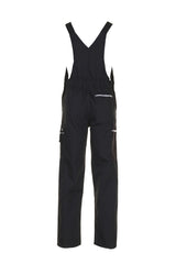 Planam Latzhose Canvas 320 schwarz/schwarz