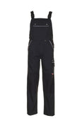 Planam Latzhose Canvas 320 schwarz/schwarz