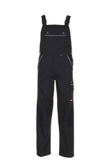 Planam Latzhose Canvas 320 schwarz/schwarz