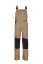Planam Latzhose Canvas 320 khaki/schwarz