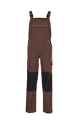 Planam Latzhose Canvas 320 braun/schwarz